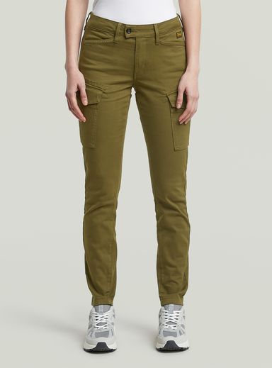 Blossite G-Shape Army High Skinny Pants